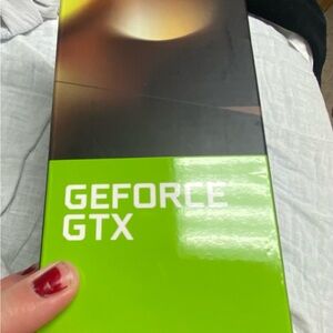GeForce GTX Graphics Card - Black and Green